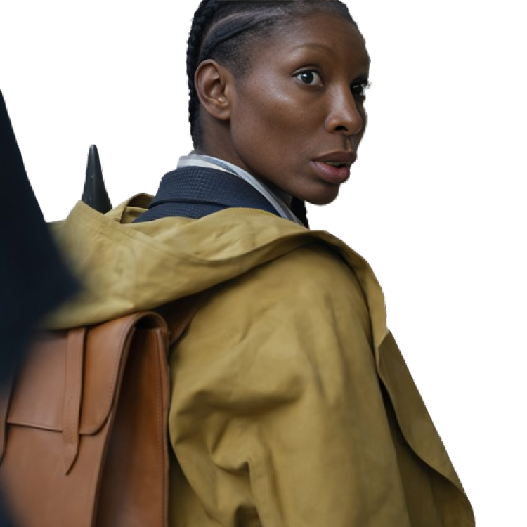 Michaela Coel The Christophers Mustard Coat - Image 4